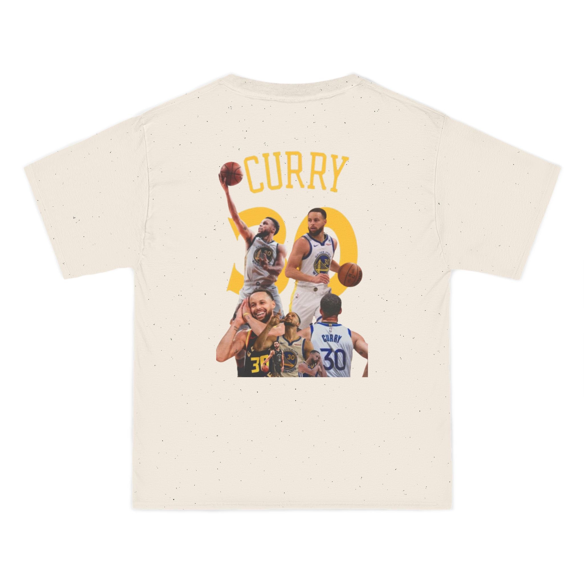 Basketball Legend T‑Shirt — 'Curry' Player Collage Back Print