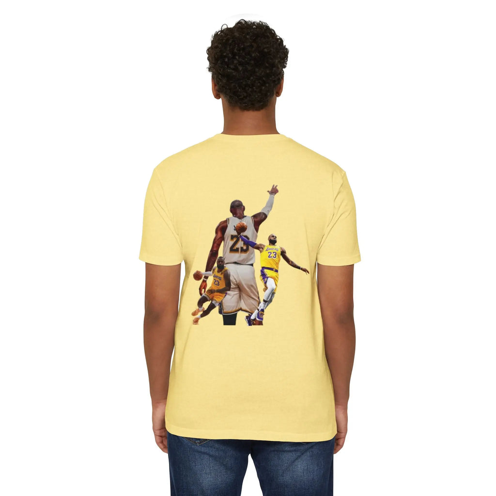 Unisex CVC Jersey T-shirt Yellow Printify