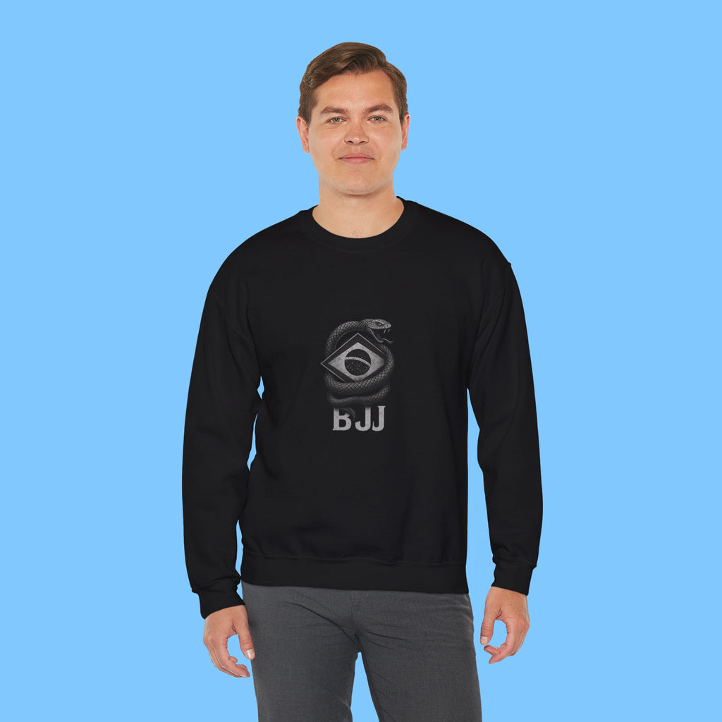 BJJ Bronx Crewneck Sweatshirt — Brazilian Jiu-Jitsu Fighter Graphic