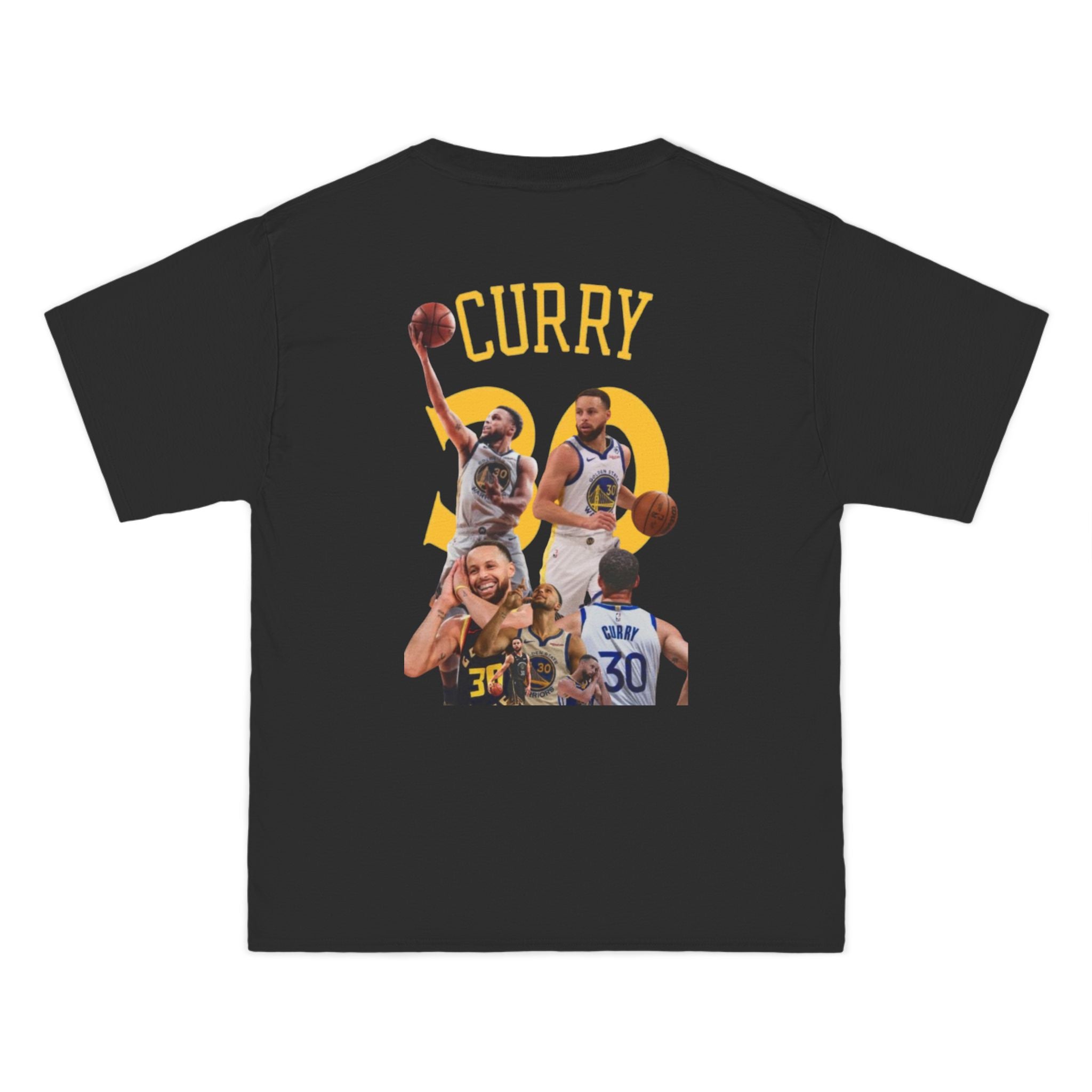 Basketball Legend T‑Shirt — 'Curry' Player Collage Back Print