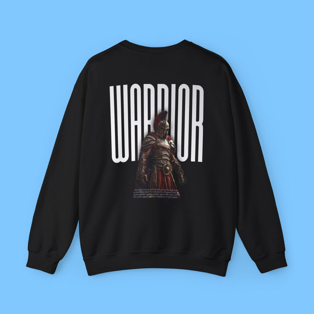 Warrior Crewneck Sweatshirt — Spartan Gladiator Graphic Pullover