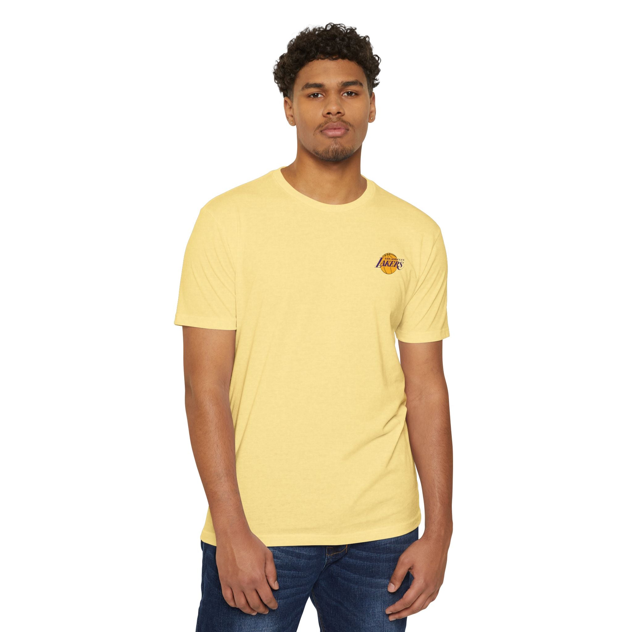Unisex CVC Jersey T-shirt Yellow