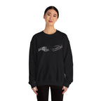 Knight Halo Crewneck Sweatshirt — Medieval Armor Graphic Sweatshirt