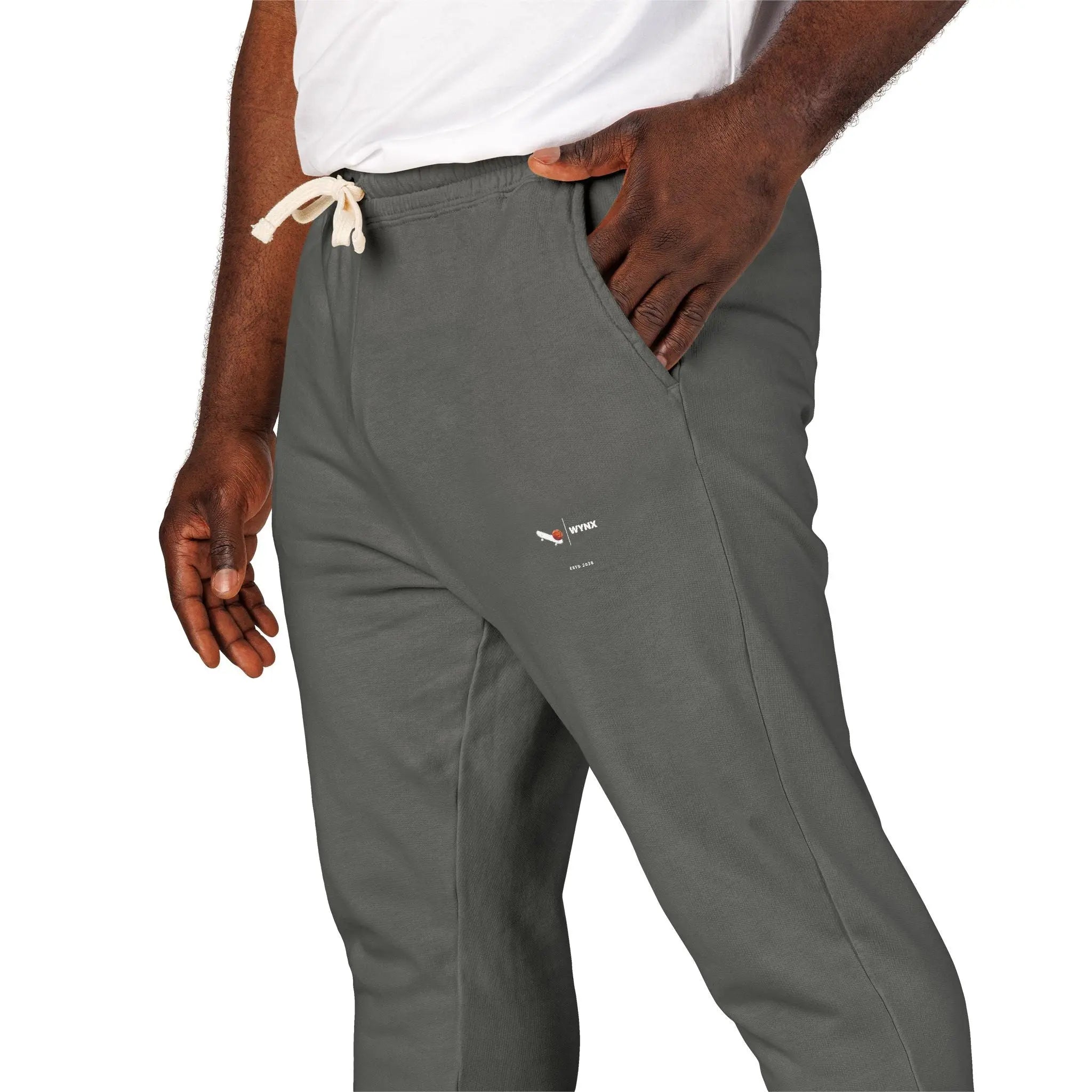 Unisex Garment-Dyed Fleece Sweatpants Printify