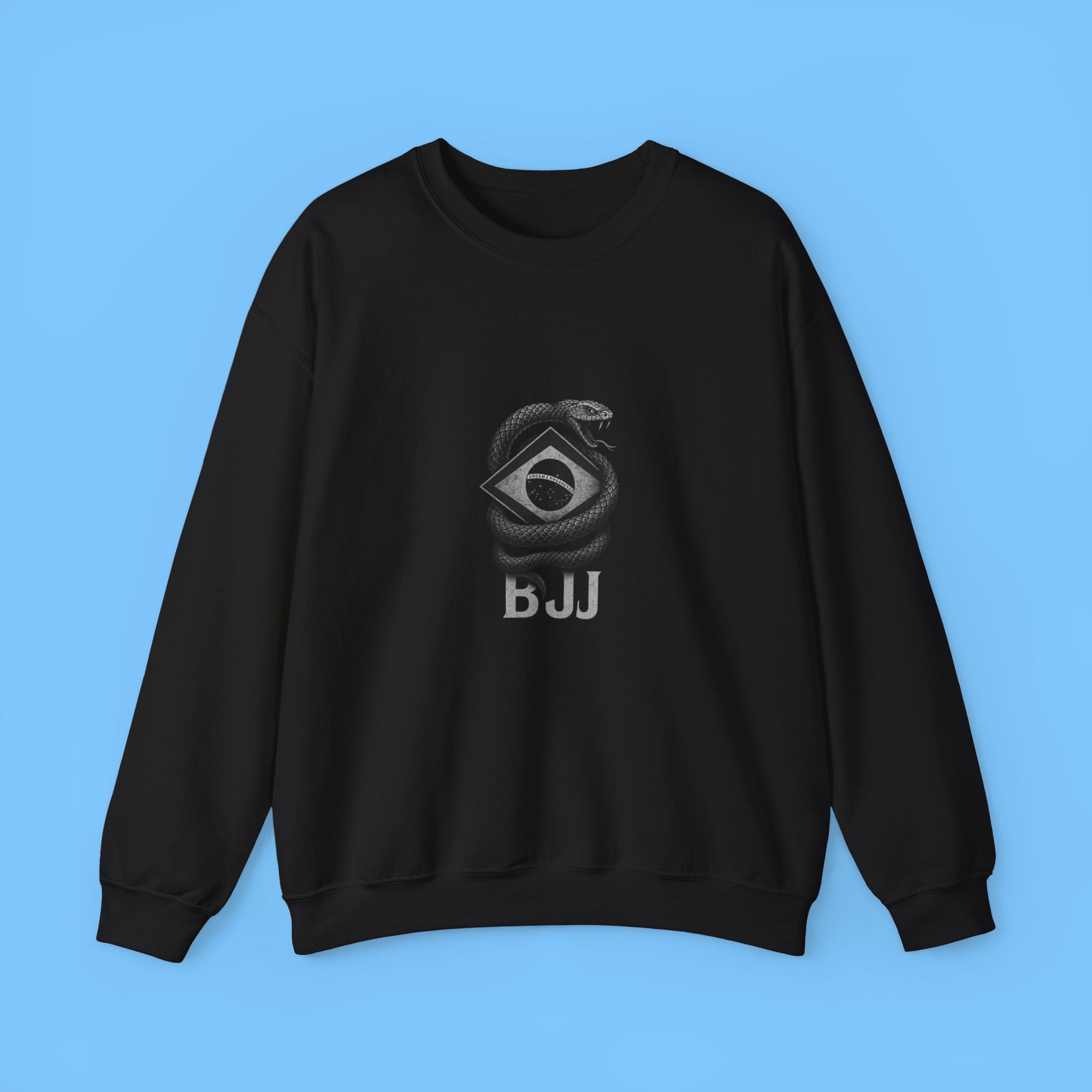 BJJ Bronx Crewneck Sweatshirt — Brazilian Jiu-Jitsu Fighter Graphic
