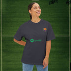 Lamela Mahd/Spotify FC Barcelona Fan Tee — Oversized Boxy Soccer T‑Shirt