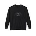 Crucifixion Graphic Sweatshirt — Dark Gothic Jesus Prayer Crewneck