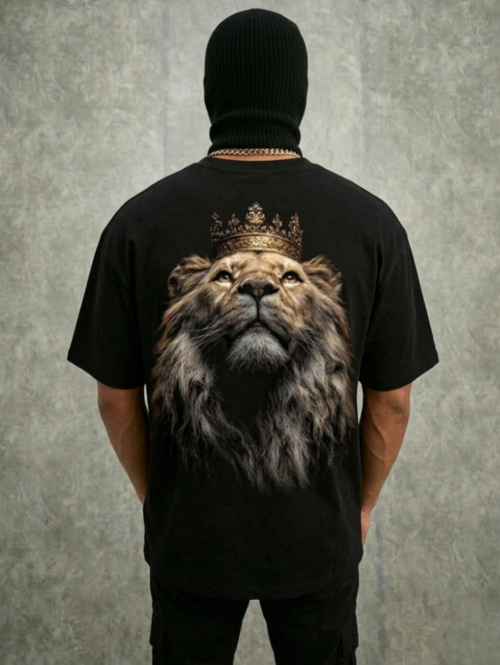 Lion Crown T‑Shirt — "Your Only Limit Is Your Mind" Motivational Graphic Tee Printify
