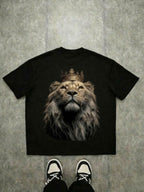 Lion Crown T‑Shirt — "Your Only Limit Is Your Mind" Motivational Graphic Tee Printify