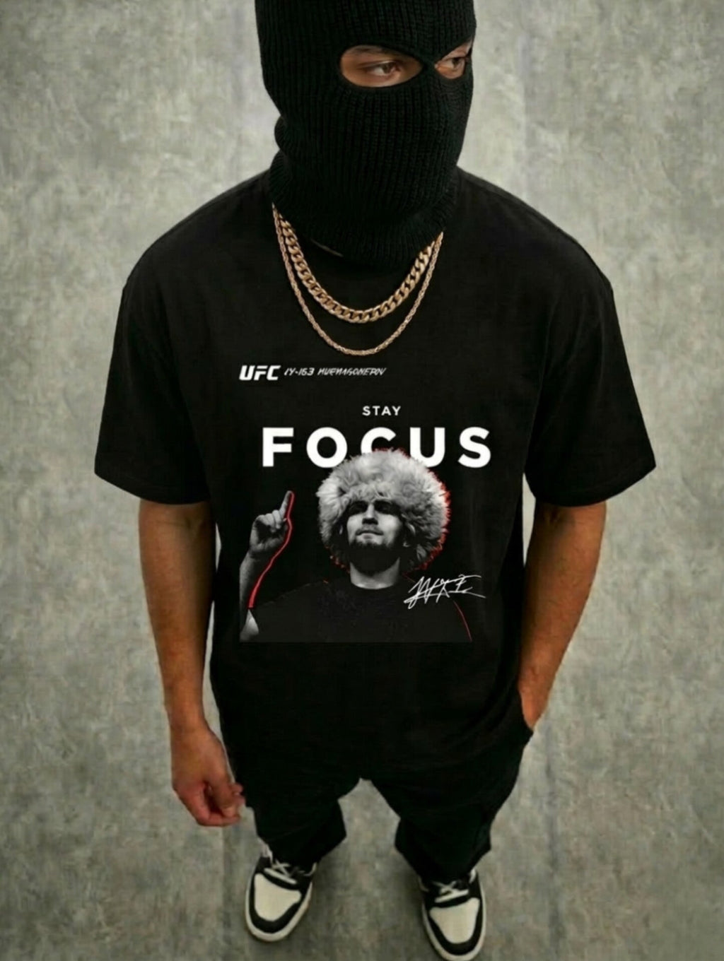 UFC 'Stay Focus' Khabib Fight T-Shirt Printify