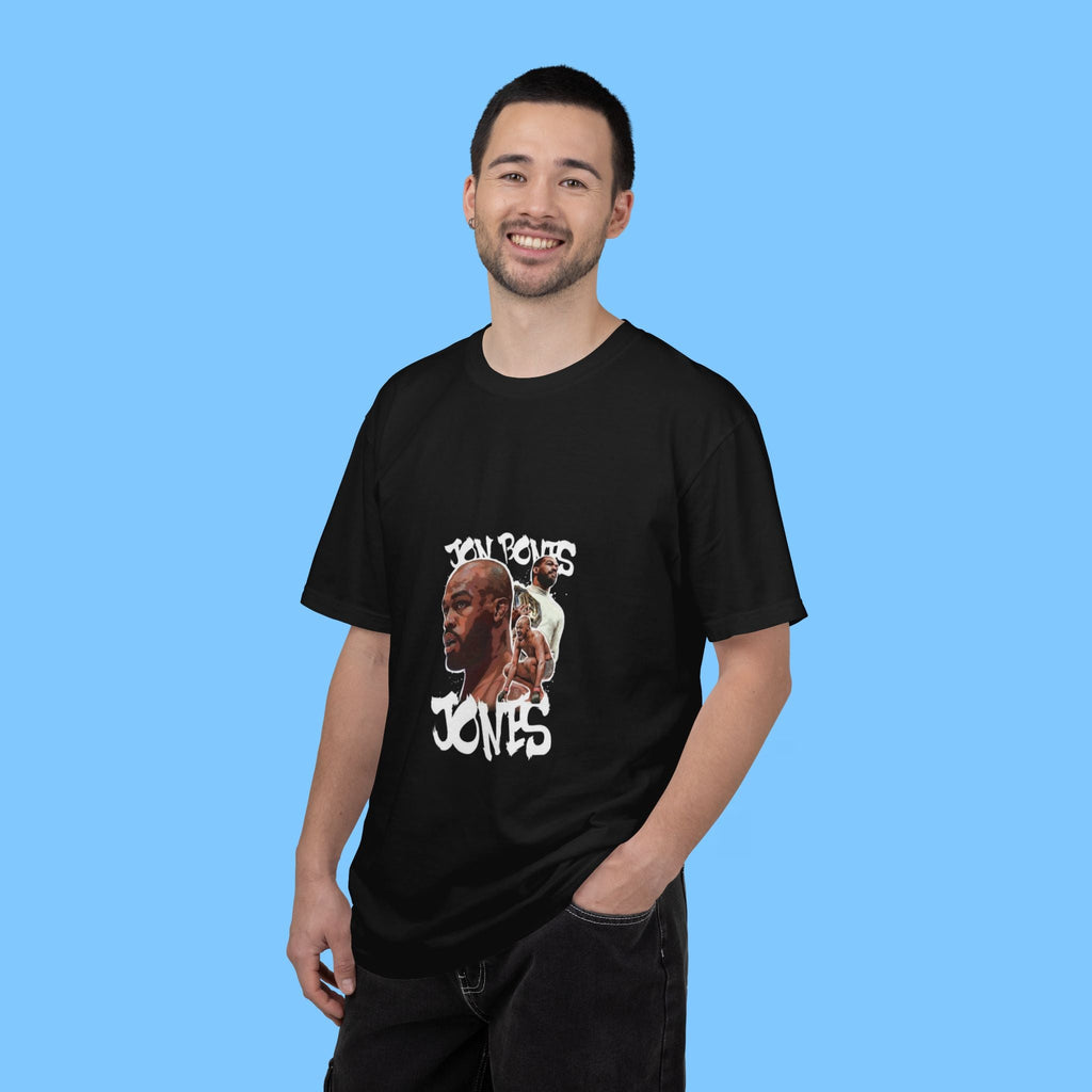 Jon Jones MMA Tribute T-Shirt — Cage Fighter Graphic Tee Printify