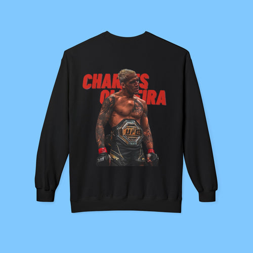 Charles Oliveira UFC Champion Sweatshirt — MMA Fighter Graphic Crewneck